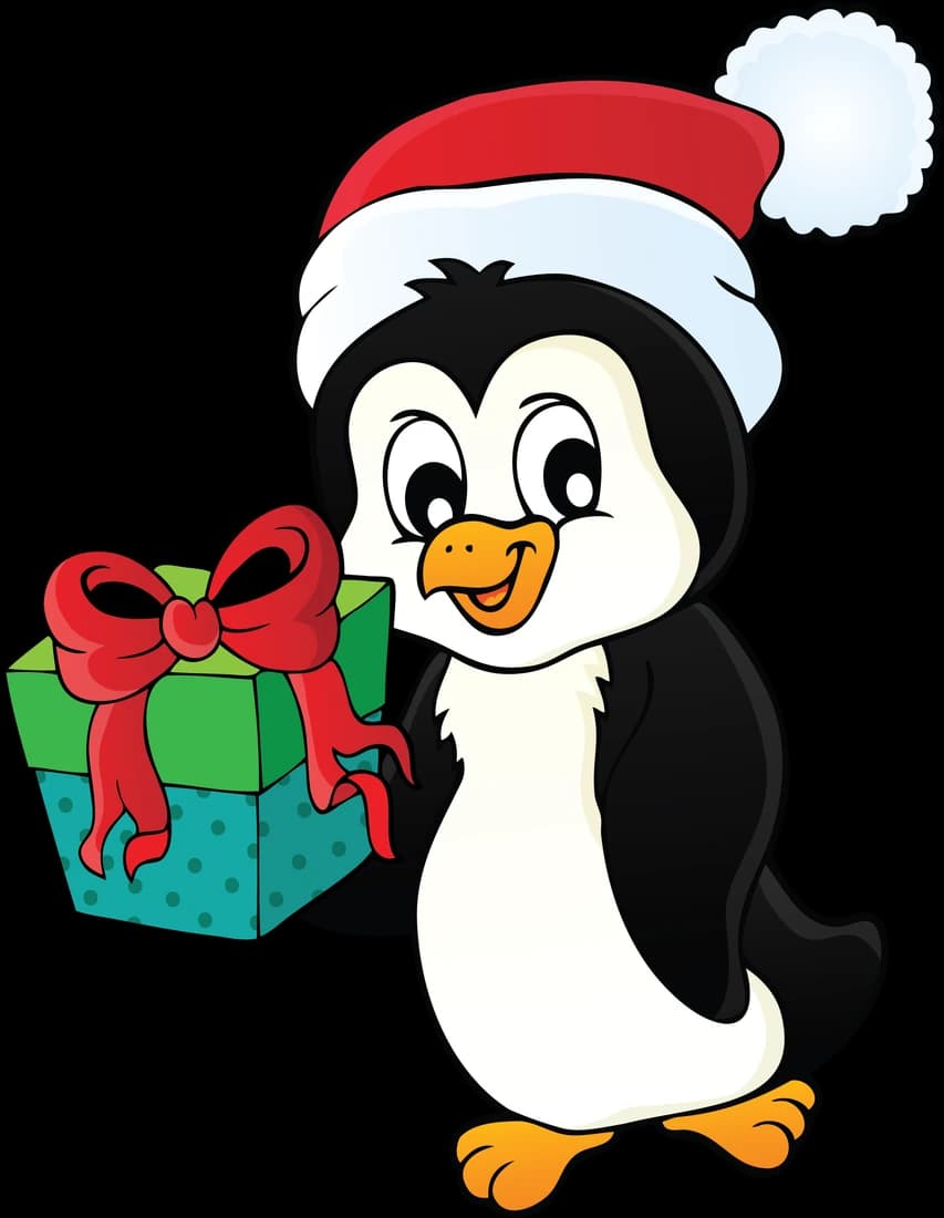 Penguin in a Green Hat