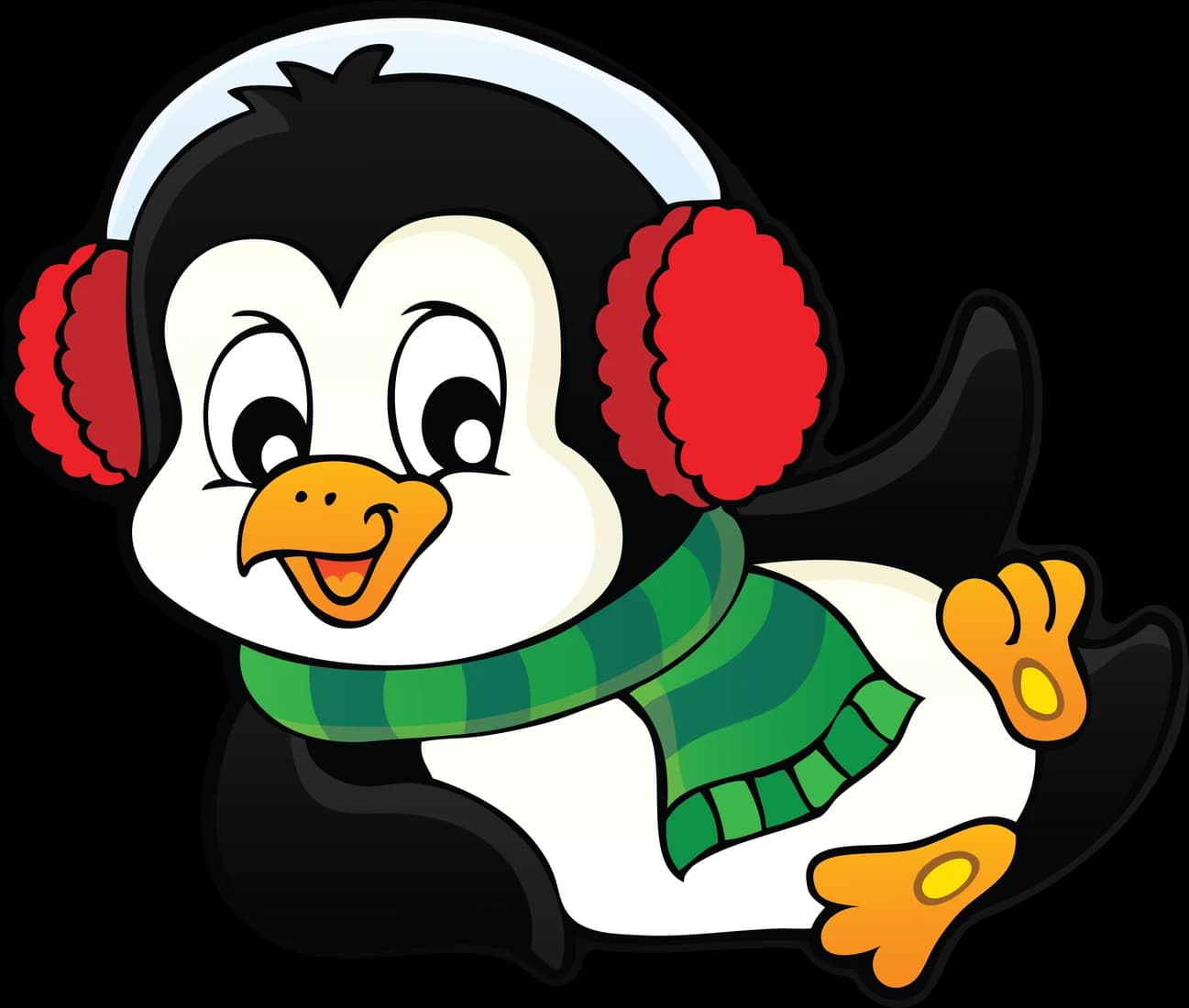 Lying Penguin